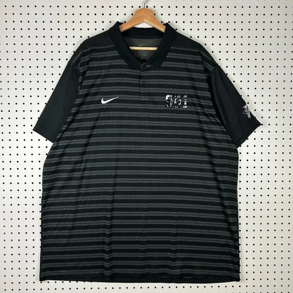 Nike 1 Cent‎ Memphis Tigers Polo 3XL Black Striped 901 Basketball Penny Hardaway